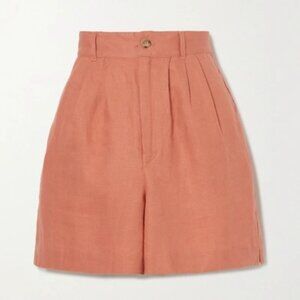 NWT | Reformation | Bello Linen Short | Salmon | Size 8
